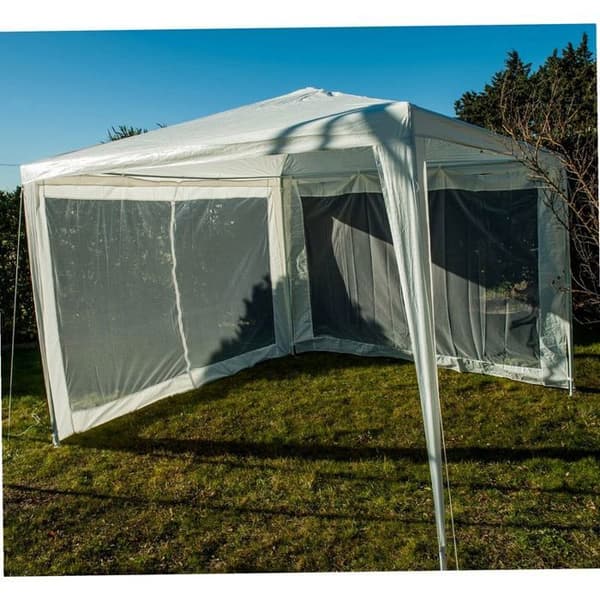 Myggnett til lysthus – Sett med 2 paneler (2,9 x 1,9 m) – Passer til 3 x 3 m modeller – Optimalisert luftstrøm