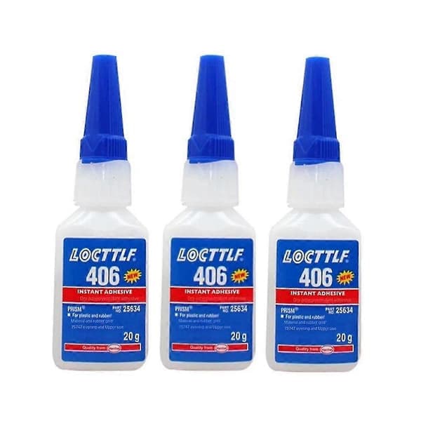 3kpl Loctite 406 20g pikaliima