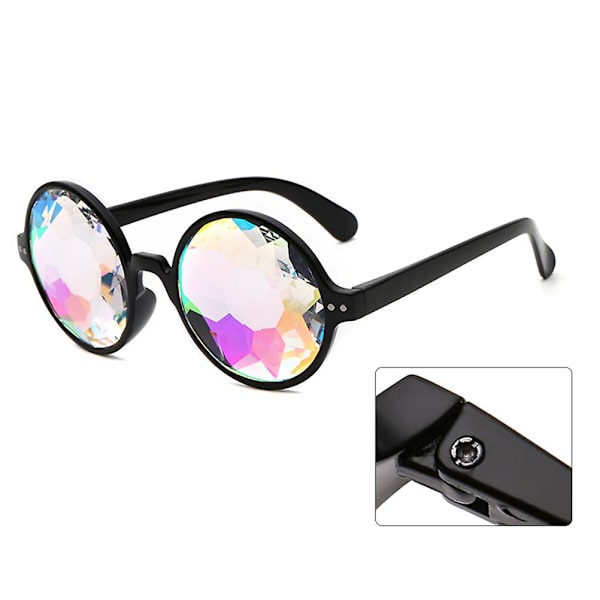 4D-jouluaiheiset holografiset aurinkolasit Kaleidoskooppilasit Kaleidoskooppirave-lasit Psykedeelinen Rave-lasit