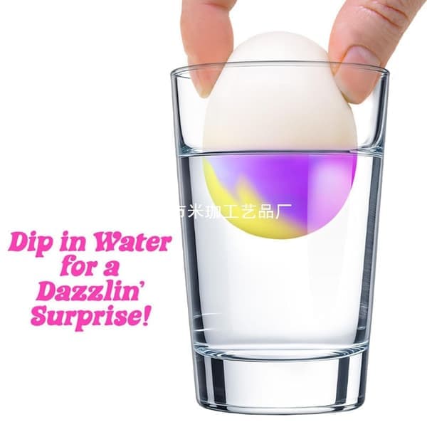 NeeDoh Dippin Dazzler Eggs Påskeæg Aflastning Bløde Gel Farveskiftende Æg Som vist på figuren Easter egg C