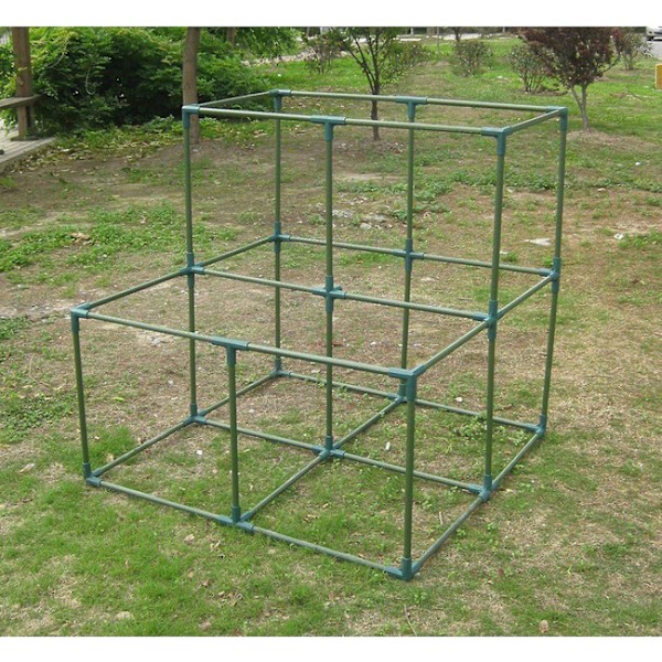 Drivhusrammeforbindelse, 12 stk Plastforbindelse Blomster Rattan Plastspenne