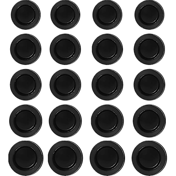 20 st svarta gummibesparingsboxproppar spargrispropp gummibesparingsboxpropp gummibesparingsboxpropp (5 storlekar)