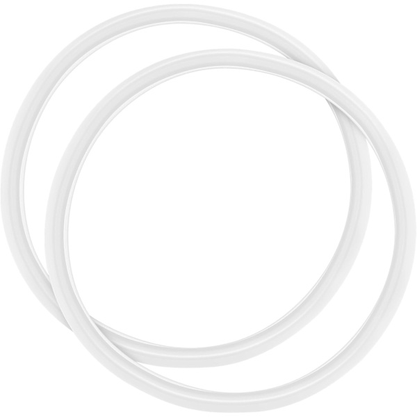 2 st Silikontätningsringar, Tryckkokare Riskokare Spishäll Gryta Ersättning Silikonpackning Tätningsringar Tillbehör för 16 cm Grytans Innerdiameter