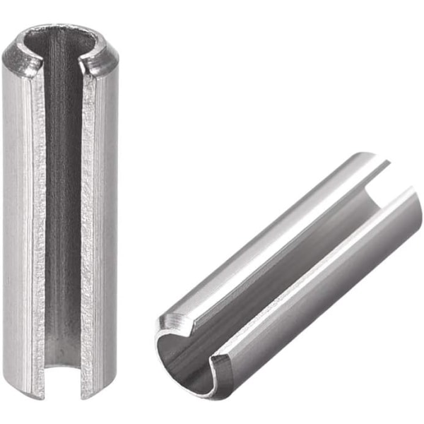 Fjedersplint med slidser - M5 x 14mm 304 rustfrit stål Split fjederspole Dowel-stifter almindelig finish 50 stk.