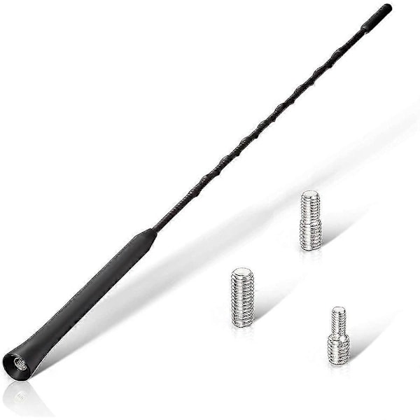 40cm Universal Bilantenne med Stærk FM/AM Modtagelse Sort