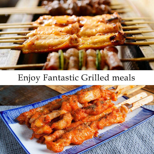 9cm 200 stk bambusspyd BBQ grillspyd trespinner kebab perfekt for grillfest, kebab, frukt, sjokoladefontener fondue, sandwich