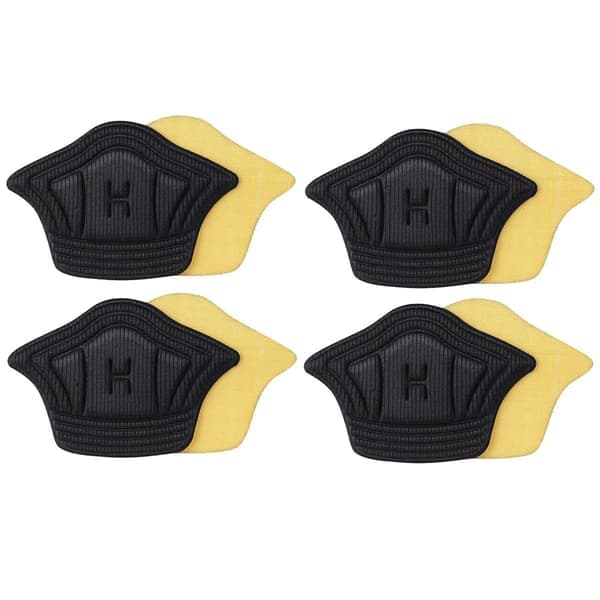 Hælindlæg til sko / Skoindlæg Selvklæbende Sort 4 par 4Pair