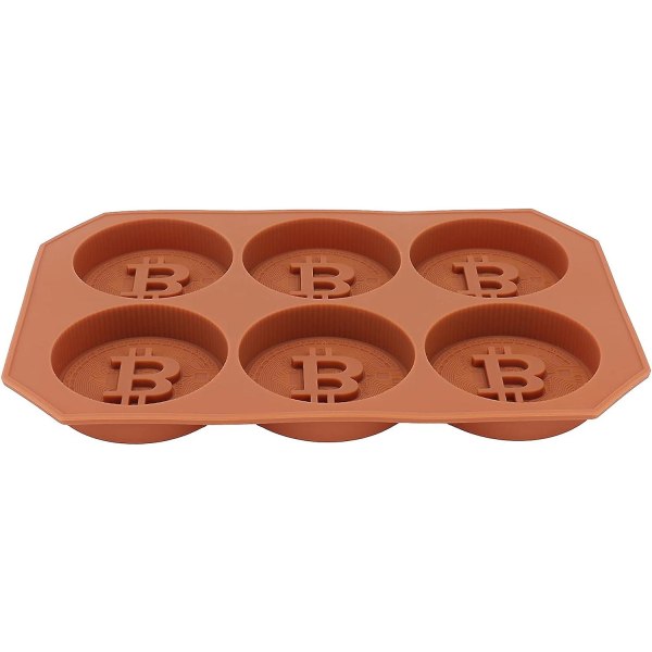 Bitcoin Chokoladeform - Silikoneform til fremstilling af chokolade og kager