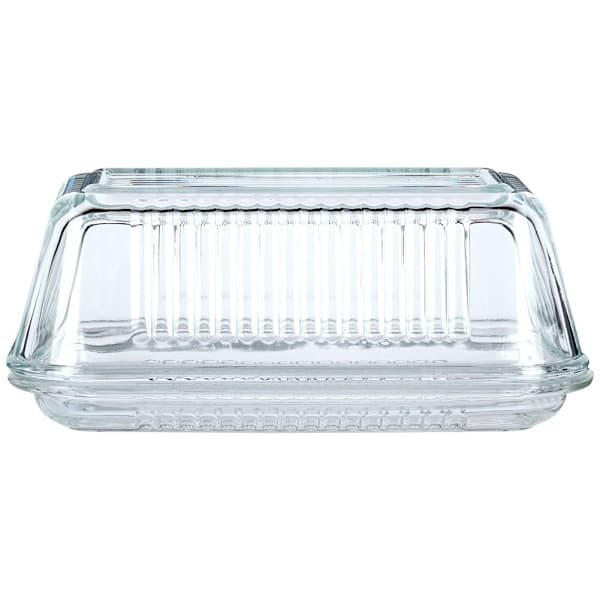 Smørfat i glass - Klassisk form for oppbevaring og servering