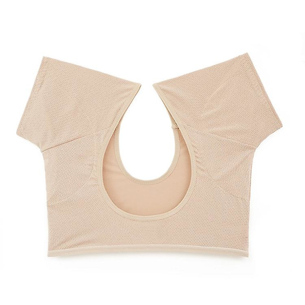 Underarm Sweat Vest, Åndbar Underarm Sweat Shield, Vaskbar Underarm Sweat Shield, Kvindernes Kortærmet 1 Stykke