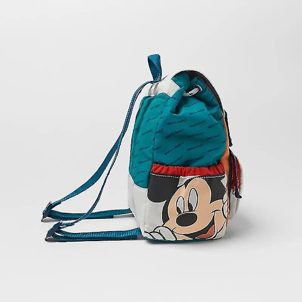 2022 Disney Ryggsäck för Kvinnor Musse Pigg Tecknat Mönster Stor Kapacitet Skolväska För Förskola Pojke Flicka Resväska Mochila 4-27x21x12cm