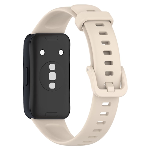 Silikonerem til Huawei Band 8, vandtæt blød urrem - Ivory White White Type A Huawei Band 8