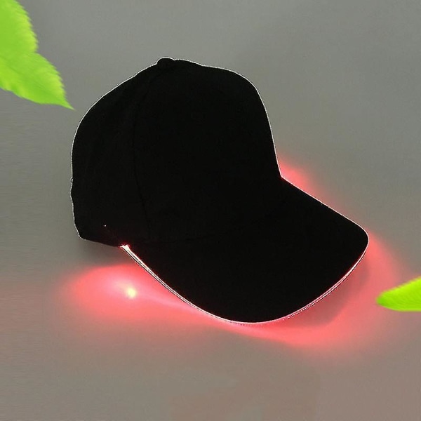 Led Baseball Cap Oplyst Blinkende Led Light Up Cap Festival Cap Tilbehør Glødende Golf Hat