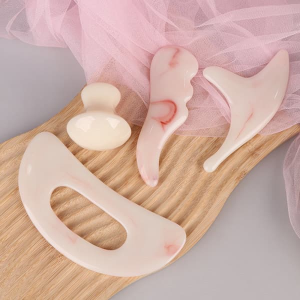 Rosa serie böjd skrapande svampformad ansikts-Gua BB B