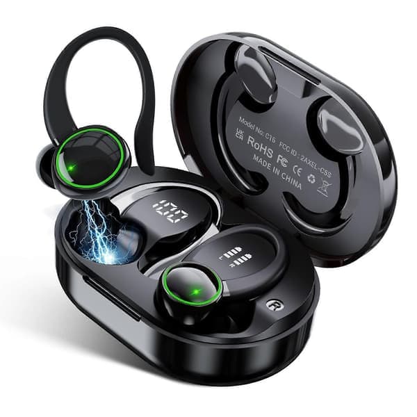 för Samsung Galaxy S20 FE Bluetooth 5.3 Hörlurar 3D Stereo med Öronkrok