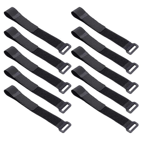 10 stk. Multifunksjonelle Kabelstropper Gjenbrukbare Festestropper 15cm