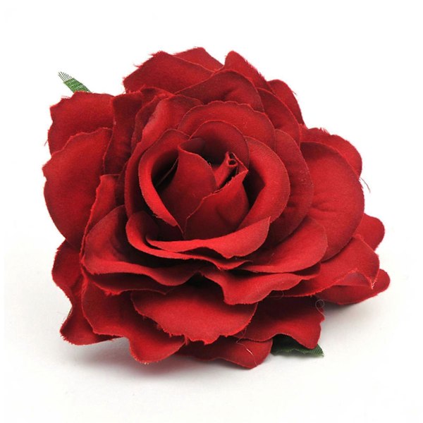 1 st Hårklämma Återanvändbar Rosform Metall Ros Hårklämmor för Dejting Qinhai Rose Red