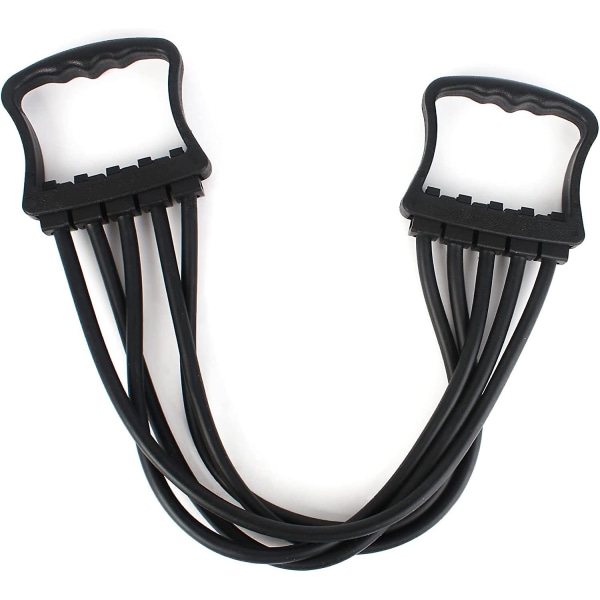 Bryst Ekspander Puller, 5 Rør Bryst Ekspander Muskel Pull Exerciser Bryst Arm Ekspander Bryst Ekspander Fitness Justerbar Bryst Ekspander Til Hjem Gym M