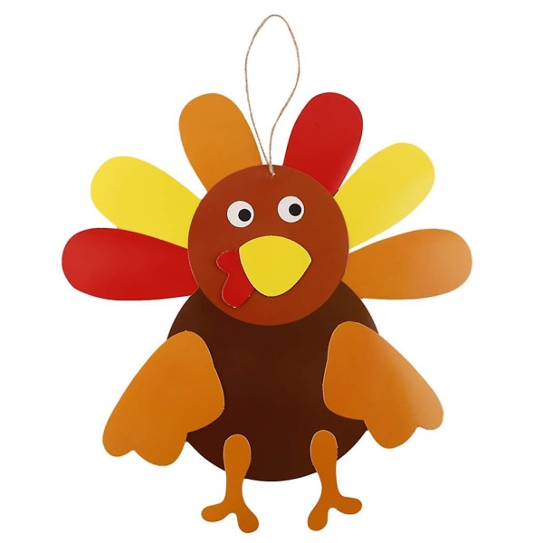 Thanksgiving-dekorasjon 3stk Thanksgiving-dørskilt Creative Diy Tyrkia