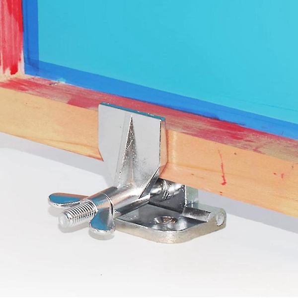 2 st fjärilsgångjärnsklämma för silkestrycksram, silkestrycksklämmor DIY hobbyverktyg Fo