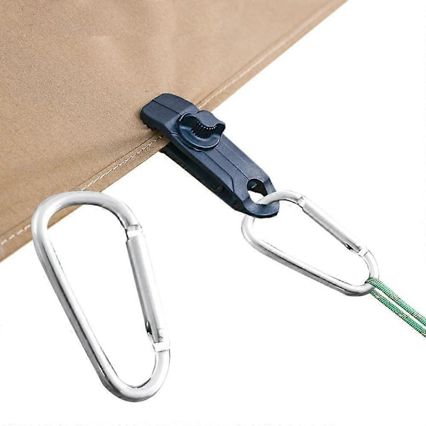 10/8/5 st Presenningsklämma Markis Tältklämma Kapell Fästspänne Käkgrepp Utomhus Camping Krok Ankare Vindtätt Rep Hulling 5 PCS Green China