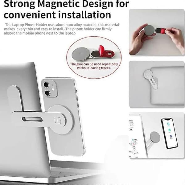 Magnetisk dold telefonhållare för Tesla Blue