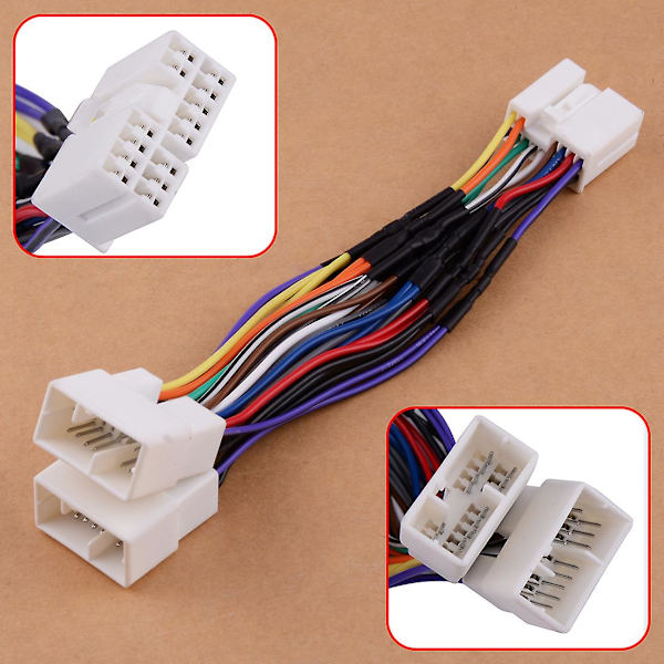 1 stk Y-kabelsplitter Aux Cd-veksler Navigasjon Xm Radio Ipod-adapter Passer til Honda Accord Civic