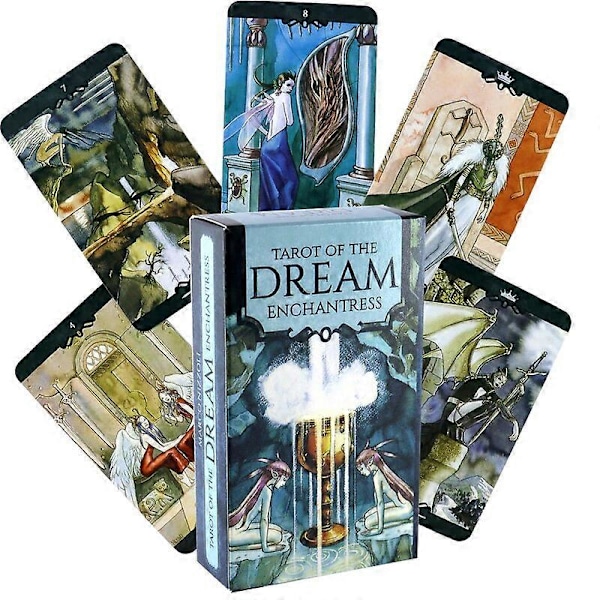 Tarot of the Dream Enchantress Kortstokk Tarotkort Spådomskort Familieselskap Fritidsunderholdning Bordspill Dungeons Dragons