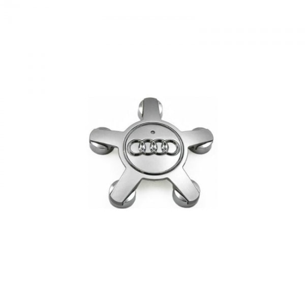 4 kpl: set 4 Emblem-pyörän keskisuojuksella, 135 mm:n napakansi Audille