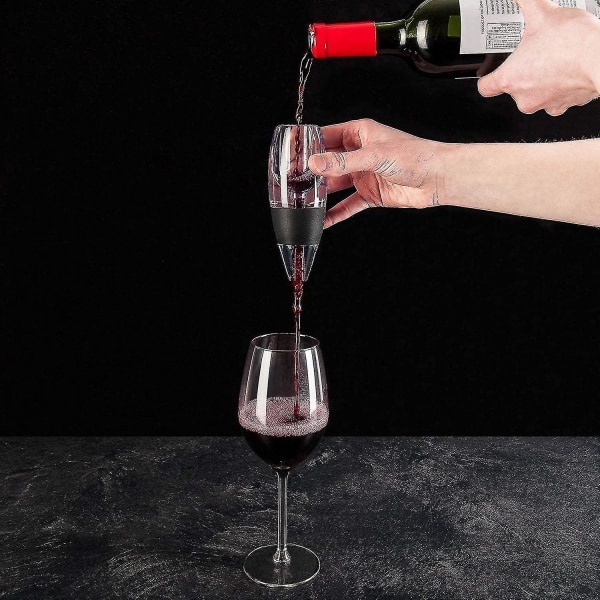 Wine Decanter Pourers And Filters With Display