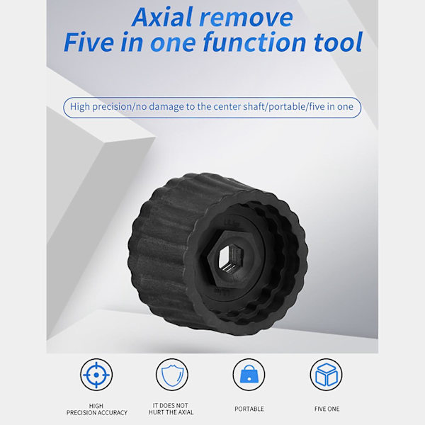 5-i-1 Cykel Vevaxelverktyg Reparationshylsa För Hollowtech Dub Bbr60 Bb9000 Fsa386 Cykel Cra