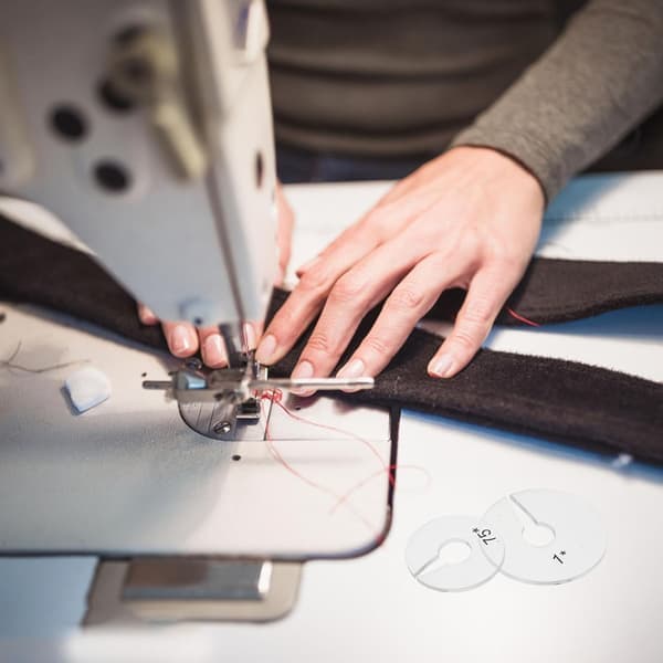 2 stk. akryl quiltelinealer til patchwork og syning, DIY stofmåleværktøj
