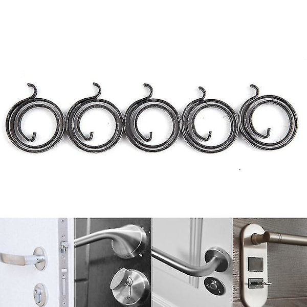 5 stk. Udskiftningsfjeder Dørhåndtag Håndtag Latch Intern Spole Reparation Torsion Spring Hfmqv