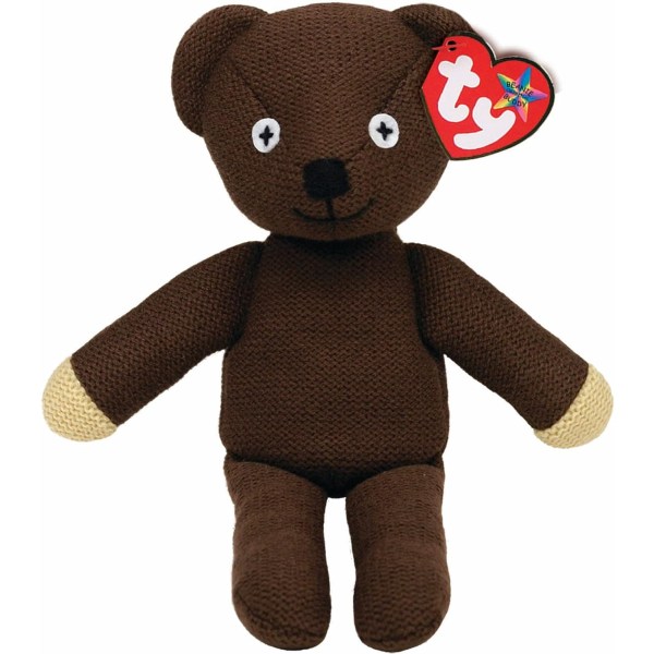 Toy Mr. Bean Teddy Bear Medium - Mjuk plyschleksak - Samlarobjekt Söt gosebjörn - 22 cm