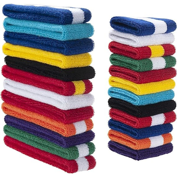 Lasten hikinauhat, pääpanta ja rannekkeet - Urheilullinen puuvillahikinauha urheiluun (1 pääpanta + 2 ranneketta)