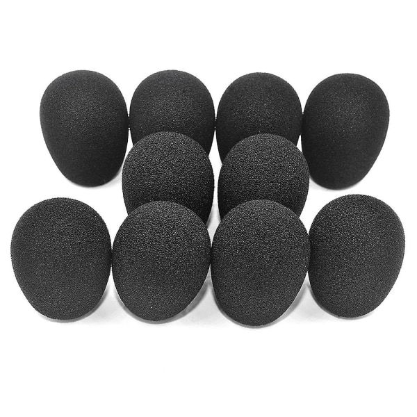 10 stk. headset udskiftning skum mikrofon cover til Razer Blackshark over hovedtelefoner mikrofon cover mikrofon vindskærm headset skum