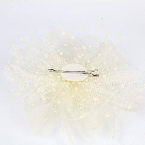 Fascinator Hat for Women Ladies Wedding Fascinators Tea Party Hat Flapper Pillbox Hat Ascot Race Hat Feather Flower(beige) beige