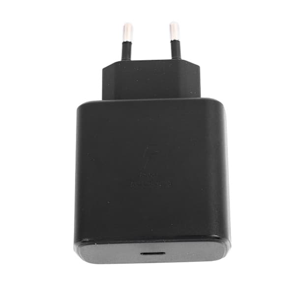 Laderhode for Galaxy S22 PD 45W Telefon Hurtigladeradapterblokk for Android-enheter EU-plugg 100 til 240V Svart