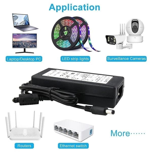 12v 5a Strømforsyning Ac100-240v Dc12v Transformere LED Strip