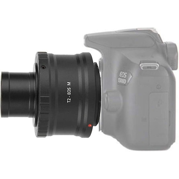 Teleskoplinse Kameraadapter, T2-eos M 1,25 tommer Aluminiumlegering Monteringslinse Adapterring Til Eos Monteringskamera Astrofotografi Tilbehørssort2stk