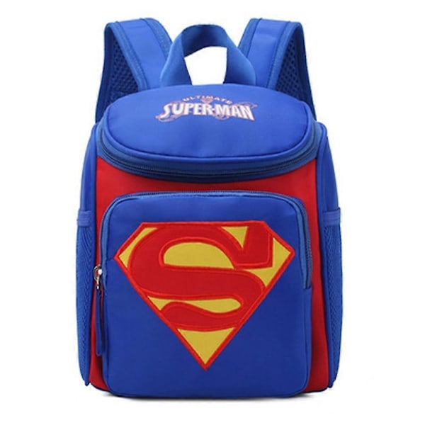 Ryggsäck för småbarn, pojkar och flickor, förskole- och rese ryggsäck, tecknad film, vattentät, förskole- och skolväska, bokväska, gåvor Superman