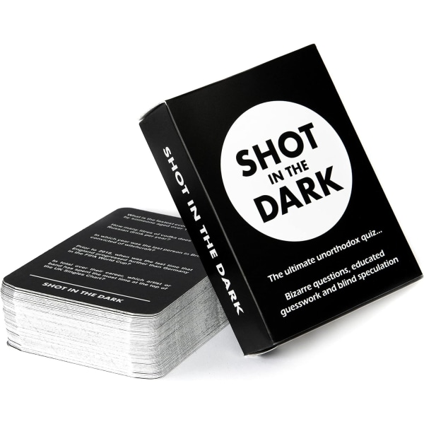 Shot in the Dark: The Ultimate Unorthodox Quiz Game | 2+ pelaajaa | Aikuiset ja lapset