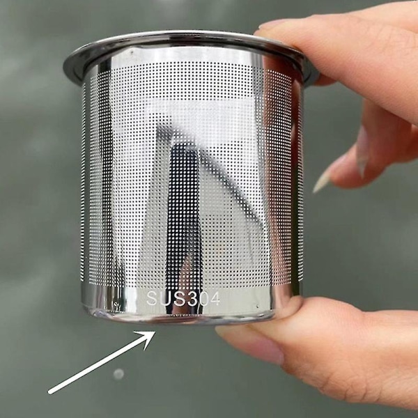 Rostfritt stål tefilter sil tekanna läckage nät kaffekopp läckage filter sil frukt