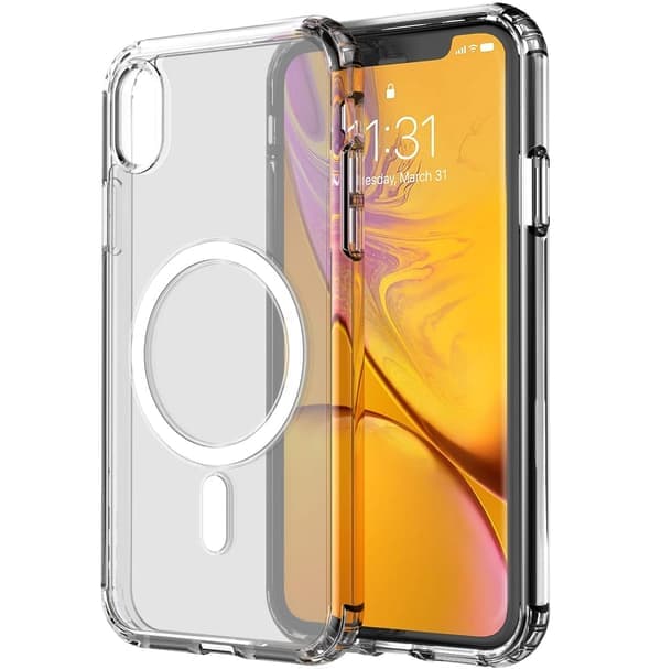 iPhone XR mobilskal för MagSafe-laddare Transparent