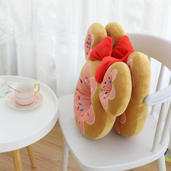 Jordbær Donut Plys Pude Fyldt Kontor Kaffe Stol Pude Duftende Falske Donuts