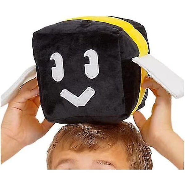 Bi-svärm plyschleksak, 7 tum grundläggande bi, Tabby Bee och Vicious Bee Deluxe plyschleksak, speltecknad plyschleksak Black