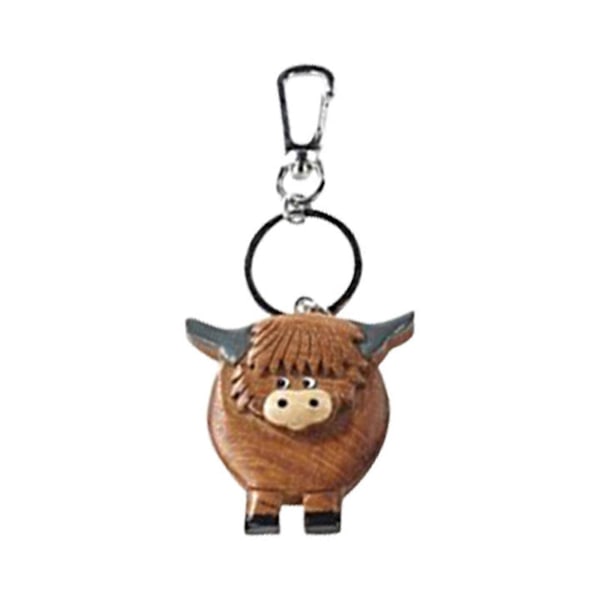 Highland Cow Nøglering Sødt Highland Cow Print Dekor Highland Cow Badeværelsesdekor Highland Cow Gaver