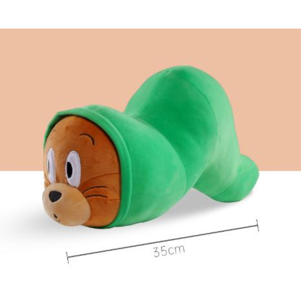 Tom ja Jerry animaatio oheistuote pehmolelu tyyny - Lahja faneille - Jerry Drill bag style
