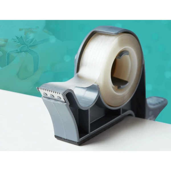Pakk inn Buddies Bordplate Gaveinnpakningsverktøy Tape Dispenser Papirrullholderklips