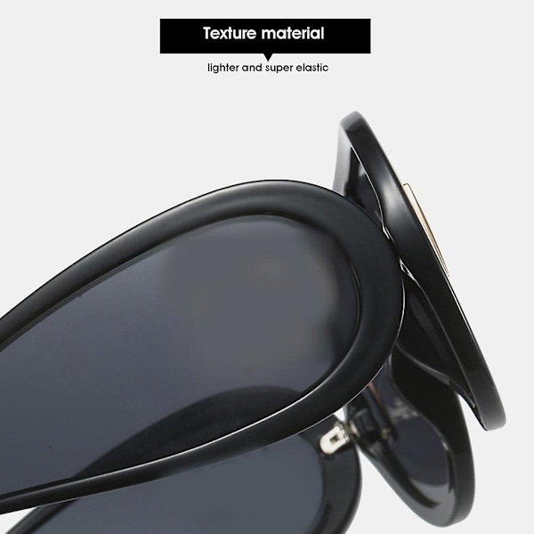 Unisex Tyylikkäät Suuret Kehykset Aurinkolasit Kannettavat Kestävät Anti UV Lasit Naisille Miehille Green